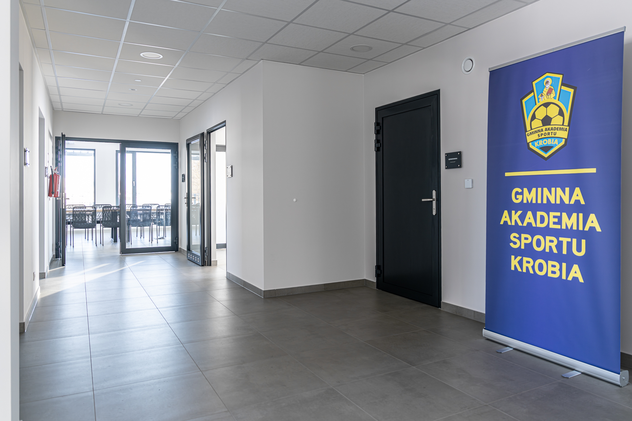 Trening piłkarski GAS Krobia – zawodnicy na boisku w Krobi